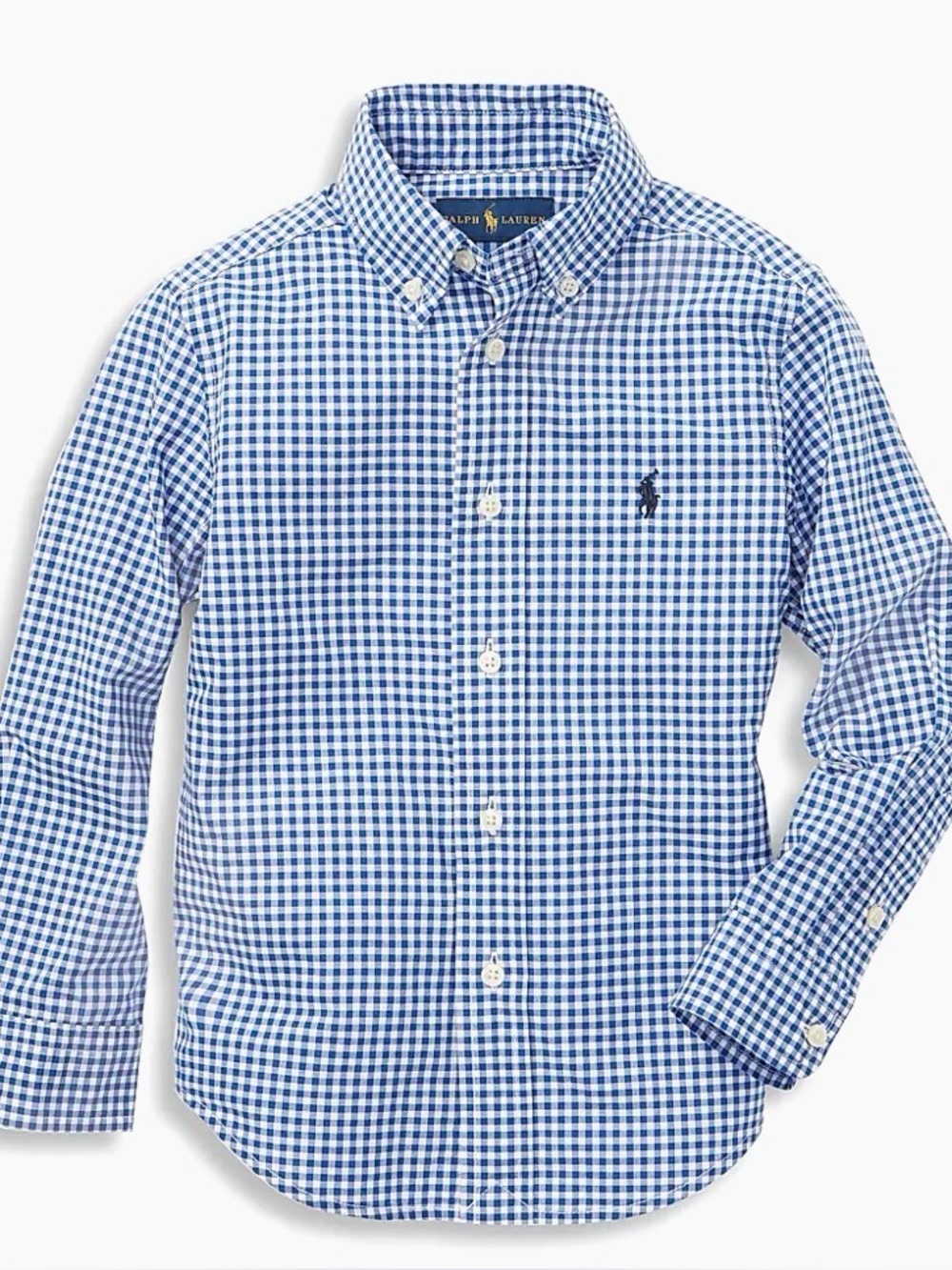 Ralph Lauren Blue & White Gingham Shirt